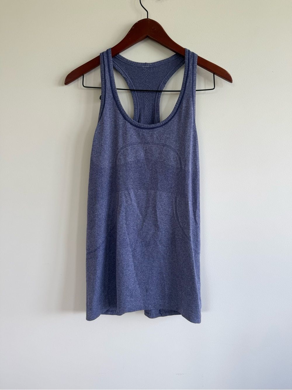 lululemon athletica Heathered Blue Racerback Tank